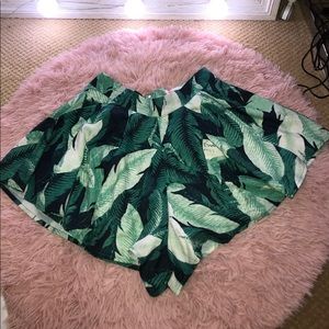 Palm tree skort